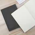 thumbnail image 5 of Professional Black Leather Notebook - Thickened Casebound Notepad With Ribbon Marker - Premium Writing Journal For Office & School, 5 of 6