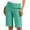Blue, variant on Women’s Mid-Rise Straight Leg Bermuda Chino Shorts, Womens and Women's Green,Size S-5XL
