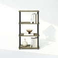 thumbnail image 6 of Furinno Turn-N-Tube 4-Tier Multipurpose Shelf Display Rack, Shelving Unit, Bookcase, French Oak/Black, 6 of 6