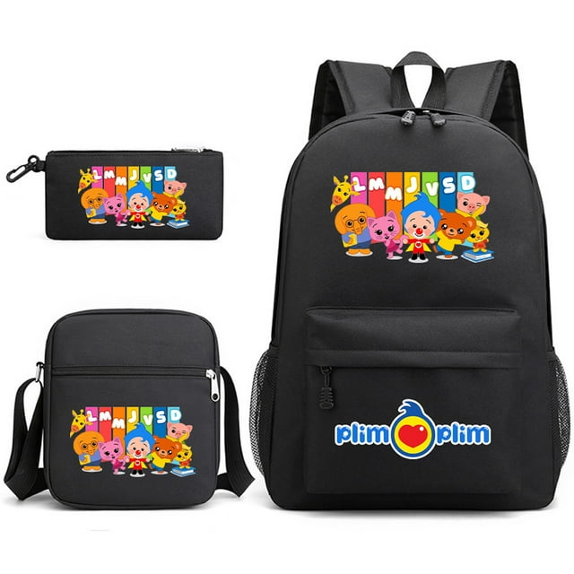 Set de mochilas Plims Plims Clown School, 3 unidades, para niños