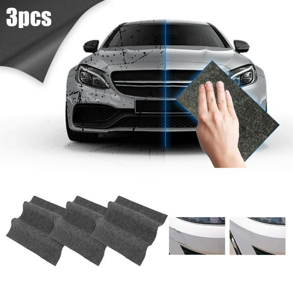 Momihoom Car Scratch Remover, Nano Sparkle Cloth Car Scratch Remover Upgrade, Multi-Purpose Nano Magic Cloth Easy to Repair Small Scratched Water Spots