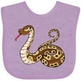 thumbnail image 3 of Inktastic Cute and Cuddly Ball Python Snake Boys or Girls Baby Bib, 3 of 4