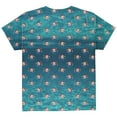 thumbnail image 2 of Christmas Caroling Jellyfish Pattern All Over Youth T Shirt Multi YLG, 2 of 2