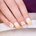thumbnail image 4 of 24 piezas Presione en las uñas Las mujeres Pegues en las uñas Patches Falsain Patches Presión de punta francesa en las uñas para chicas adolescentes, 4 of 5