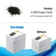 thumbnail image 2 of TN460 2-Pack Compatible Toner Cartridge for Brother TN-460 Work with DCP-1200 DCP-1400 HL-1230 HL-1240 HL-1270N MFC-8300 MFC-8500 MFC-8600 MFC-8700 Printer (Black), 2 of 10
