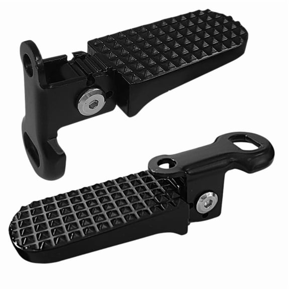 Bike Pedals, Mini Folding Bicycle Foot Pegs, Rear Seat Footrest Pedals for Mountain Bike E-Bike
