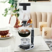 Glass 3Cup Vacuum Unique Coffee Tea Espresso Maker Syphon Tabletop Device