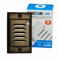 thumbnail image 1 of NICOR Éclairage STP-10-120-VOB-PC LED Step Light avec Capteur Photocellule - Plaque Frontale Verticale en Bronze Frottée à l'Huile, 1 of 5
