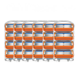thumbnail image 1 of 24/32pcs 5 Layers Shaver Blades Compatible Cartridges Men Care For Gillette Fusion Razor 24pcs, 1 of 5