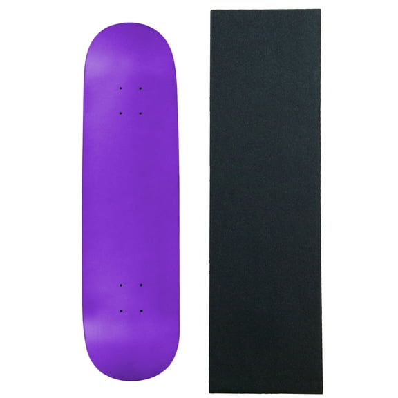 MOOSE Blank Skateboared Deck 8.0" NEON PURPLE - With Griptape