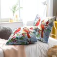 thumbnail image 6 of Winter Red Bird Throw Pillow Cover Set of 2 20x20 Inch Winter Christmas Pillowcase Nature Birds Scene Cushion Covers Farmhouse Pillow Protector for Home Bedroom Sofa, 6 of 6