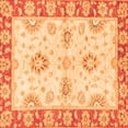 thumbnail image 1 of Ahgly Company Indoor Square Oriental Orange Traditional Area Rugs, 3' Square, 1 of 4