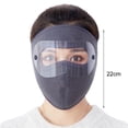 thumbnail image 5 of Zhaomeidaxi Cold Weather Ski Mask, Water Resistant and Windproof Fleece Thermal Face Mask, Hunting Cycling Motorcycle Neck Warmer Hood Winter Gear for Men Women, 5 of 8