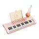 thumbnail image 4 of infantil con micrófono, alimentado por USB, instrumento musical para niñas y niños, regalo para principiantes, mini educativo de 37 teclas Rosa, 4 of 6