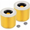 thumbnail image 1 of Paquete de 2 filtros de cartucho para WD3 Premium WD2 WD3 WD3P WD3 MV2 MV3 WD3 Filtro de repuesto para aspiradora Kärcher 6.414-552.0/64145520, 1 of 5