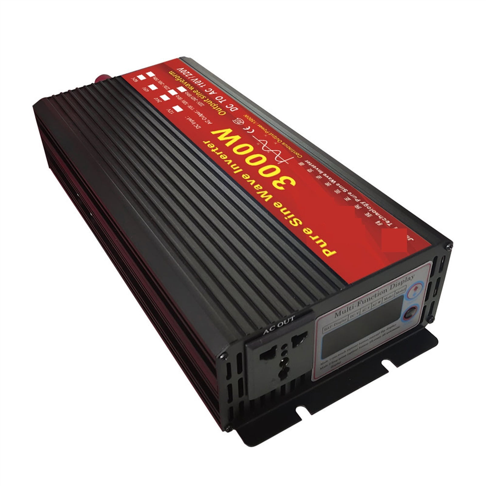 Pure Sine Wave Inverter DC 12v/24v To AC 110V/220V 2000W 3000W 4000W 5000W Voltage Transformer Power Converter Solar Inverter ,Comprehensive Security Protection