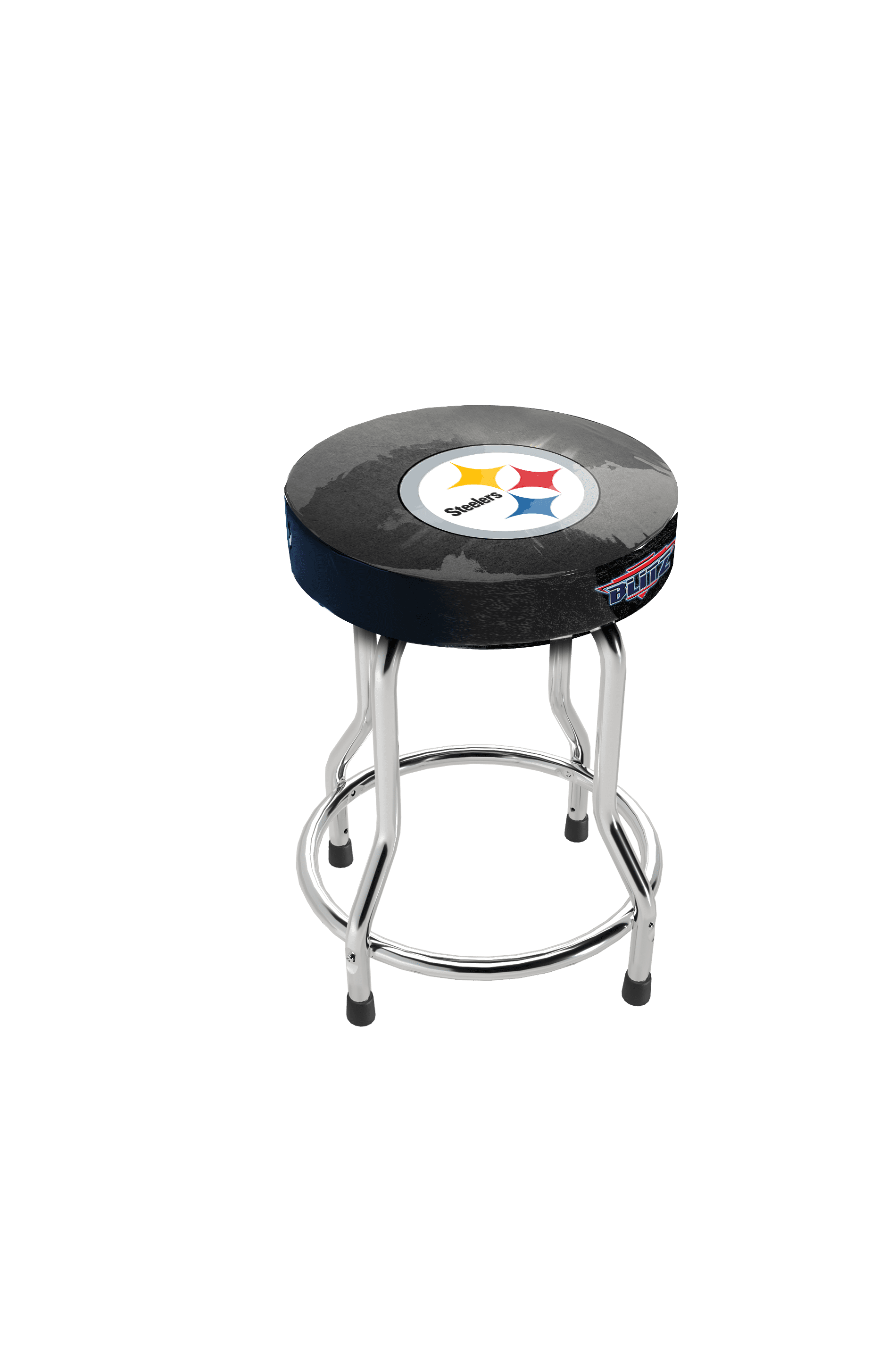 Pittsburgh Steelers Adjustable NFLBlitz Team Pub Stool, Arcade1Up