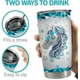 thumbnail image 5 of Personalized Horse Tumbler Jewelry Drawing Style 20oz Tumblers with Lid Gift for Women Girl Daughter Sister Animal Lovers Christmas Birthday, 5 of 6