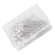 thumbnail image 5 of Pasador de posicionamiento, 100 piezas de alfileres de perla, alfileres de costura rectos y redondos, alfiler de bola de rendimiento de primera categoría, 5 of 14