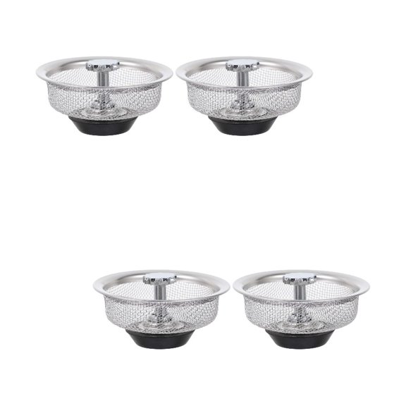 2-Pack Faucet Filter Guards with Drain Mats and Sink Strainers, Tube Stop Protectors for Kitchen Sink