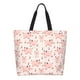 thumbnail image 1 of Balery Pig Bolsa Tote Estilo Estético con Cremalleras, Bolsa de Hombro, Bolsa de Compras Grande y Plegable, 1 of 8