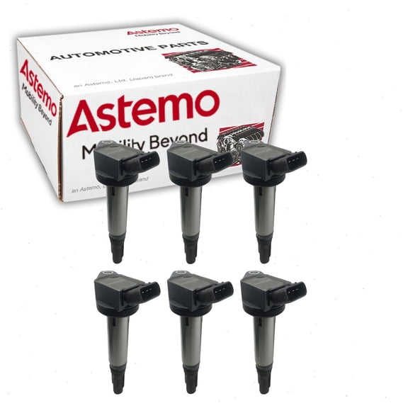 6 pc Hitachi Ignition Coils compatible with Toyota RAV4 3.5L V6 2006-2012