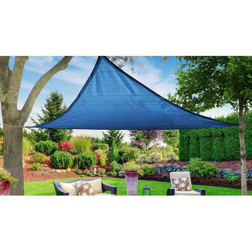 Sun Shade Sail Canopy, Triangle, Beige,?16'x16'x16'