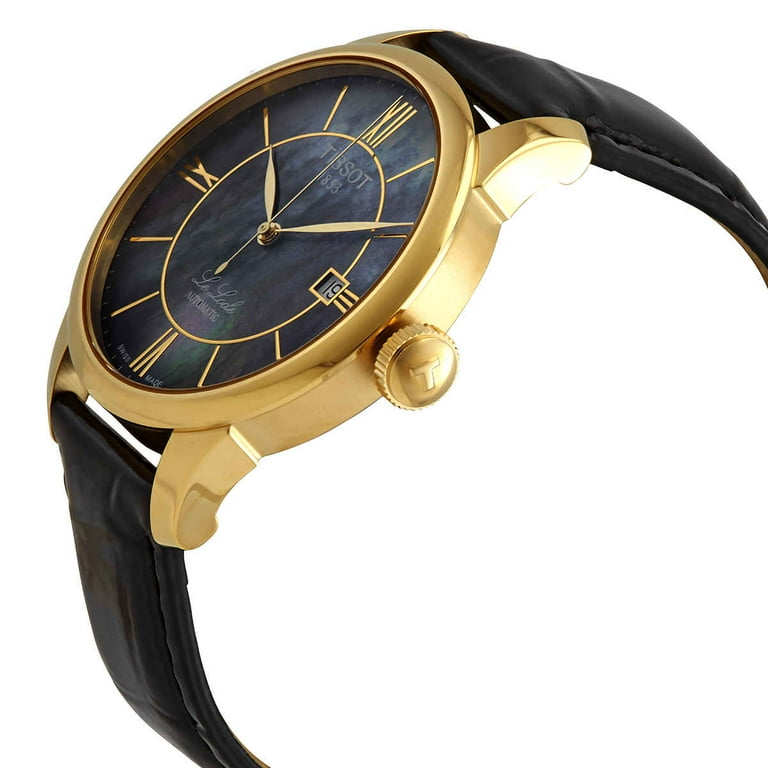 Tissot Le Locle Automatic Black Mother of Pearl Dial Men s Watch