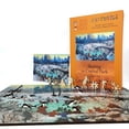 thumbnail image 3 of Wooden Jigsaw Puzzles for Adults - Uniquely Shaped Pieces - made in USA by FoxSmartBox - 370 Pieces - Skating in Central Park, 3 of 8