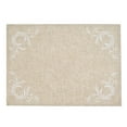 thumbnail image 4 of Fennco Styles Delicate Embroidered Vine Linen Blend Table Linens Collection, 4 of 6