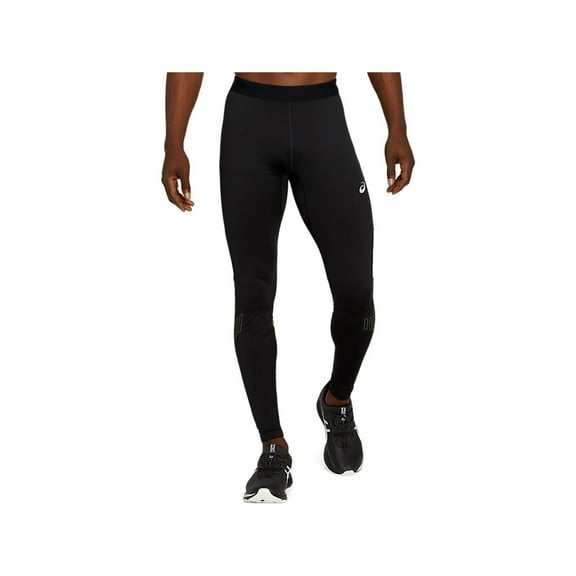 ASICS Mens Lite-Show Winter Tight Base Layer Athletic Pants, Black, XX-Large