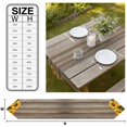 thumbnail image 3 of Sunflowers Table Runner Linen Burlap Table Runner 72 Inches Long Farmhouse Country Floral Vintage Wooden Grain Dresser Scarves for Kitchen Island Coffee Dining Party Wedding Holiday Decor 16"x72", 3 of 8