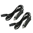 Axio 2PCS 12V 2m Car Fridge Power Adapter Extension Cord Electric Mini
