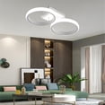 thumbnail image 3 of DOLITY Lights Lighting Fixture LED Ceiling Lamp for Laundry Balcony Office Stair Dining White Round White, 3 of 7