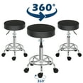 thumbnail image 5 of Ktaxon PU Leather Hydraulic Salon Stool, Height Adjustable Rolling Stool for Spa Massage Office Task Chair, 5 of 10