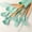 Deep Green, variant on 12-Piece Silicone Kitchen Utensil Set with Wooden Handles - Non-Stick, Heat-Resistant & Easy Clean - Safe for Cooking/Baking - Great for Home Chefs & Back-to-School (Father's Day Gift)
