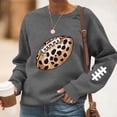 thumbnail image 2 of AnuYalue Women's Sweatshirt Casual Crew Neck Long Sleeve Pullover Shirts Solid Loose Soft Outdoor Basic Top for Fall, 2 of 5
