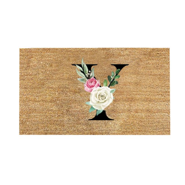 Gkeoshab Carpet Personalized Alphabet Doormat For Welcoming Guests At Your Doorstep 1PC Home & Garden