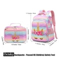 thumbnail image 2 of Mochila escolar Octsky Kids con unicornio y lonchera, 2 of 7