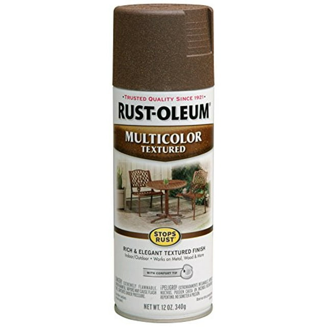 Rust-Oleum 223523 Peinture en Aérosol Texturée Multicolore 12 oz Brun Automne