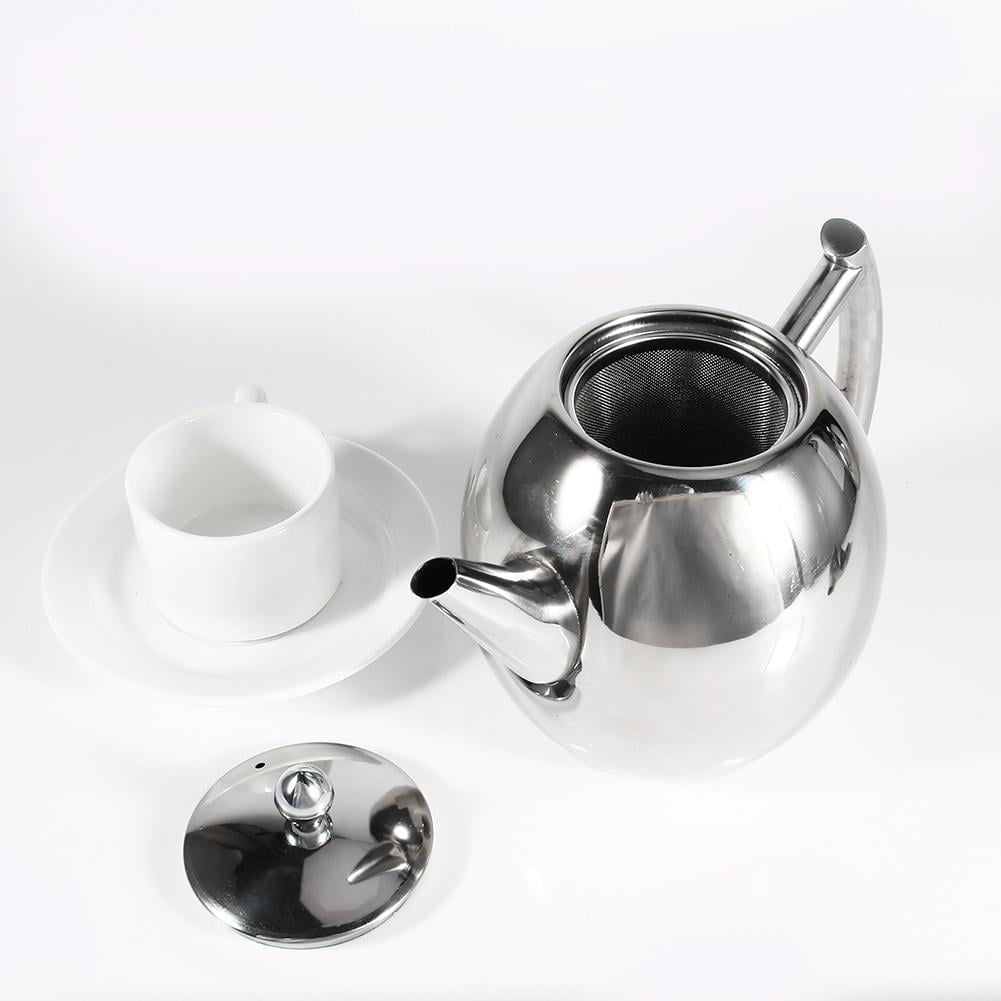 Durable Teapot Bars Large Capacity Filter for Families Restaurants 1.5L Teapot Stainless Steel Kettle Hotels Etc.
