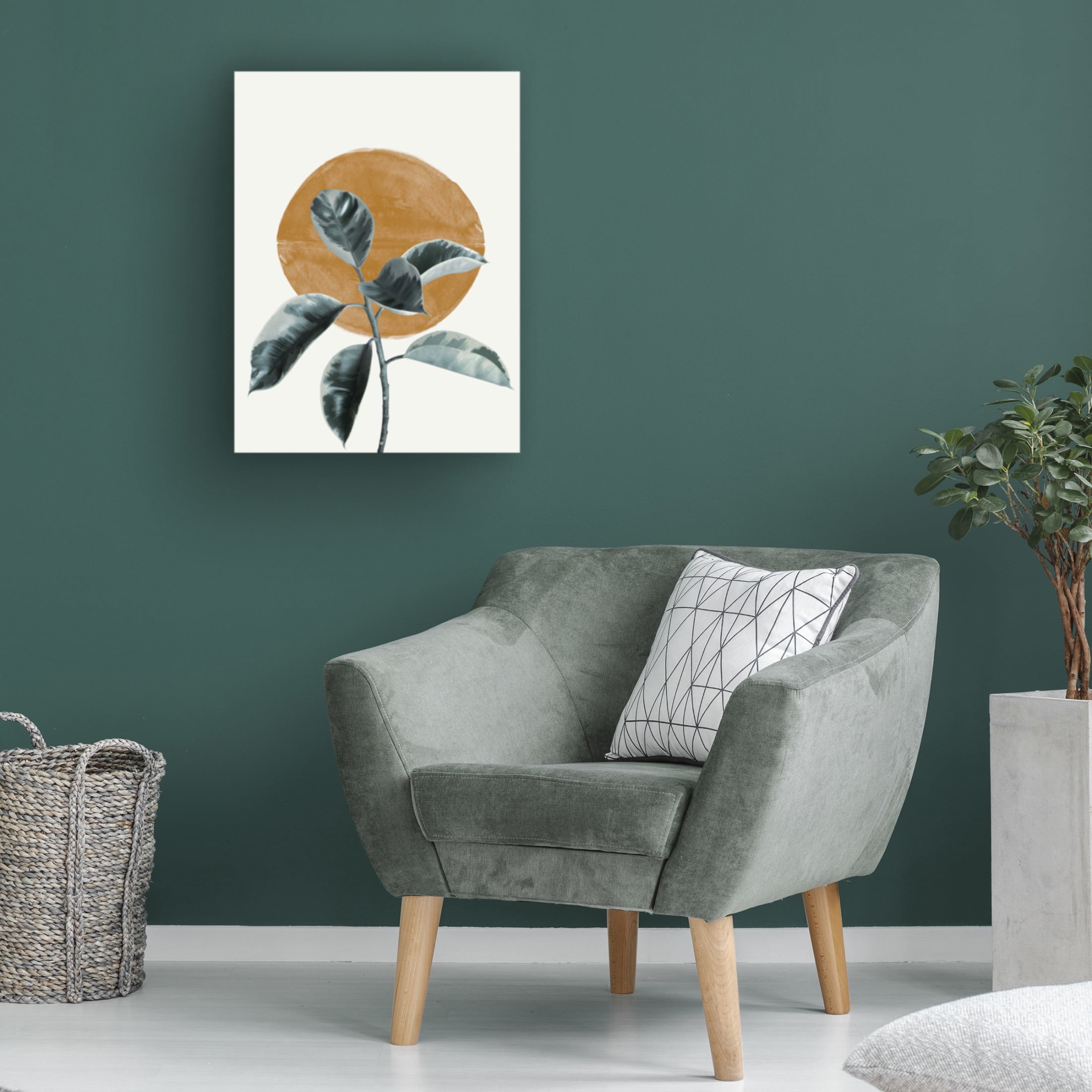 Trademark Fine Art THE MIUUS STUDIO Sun and Ficus Canvas Wall Art