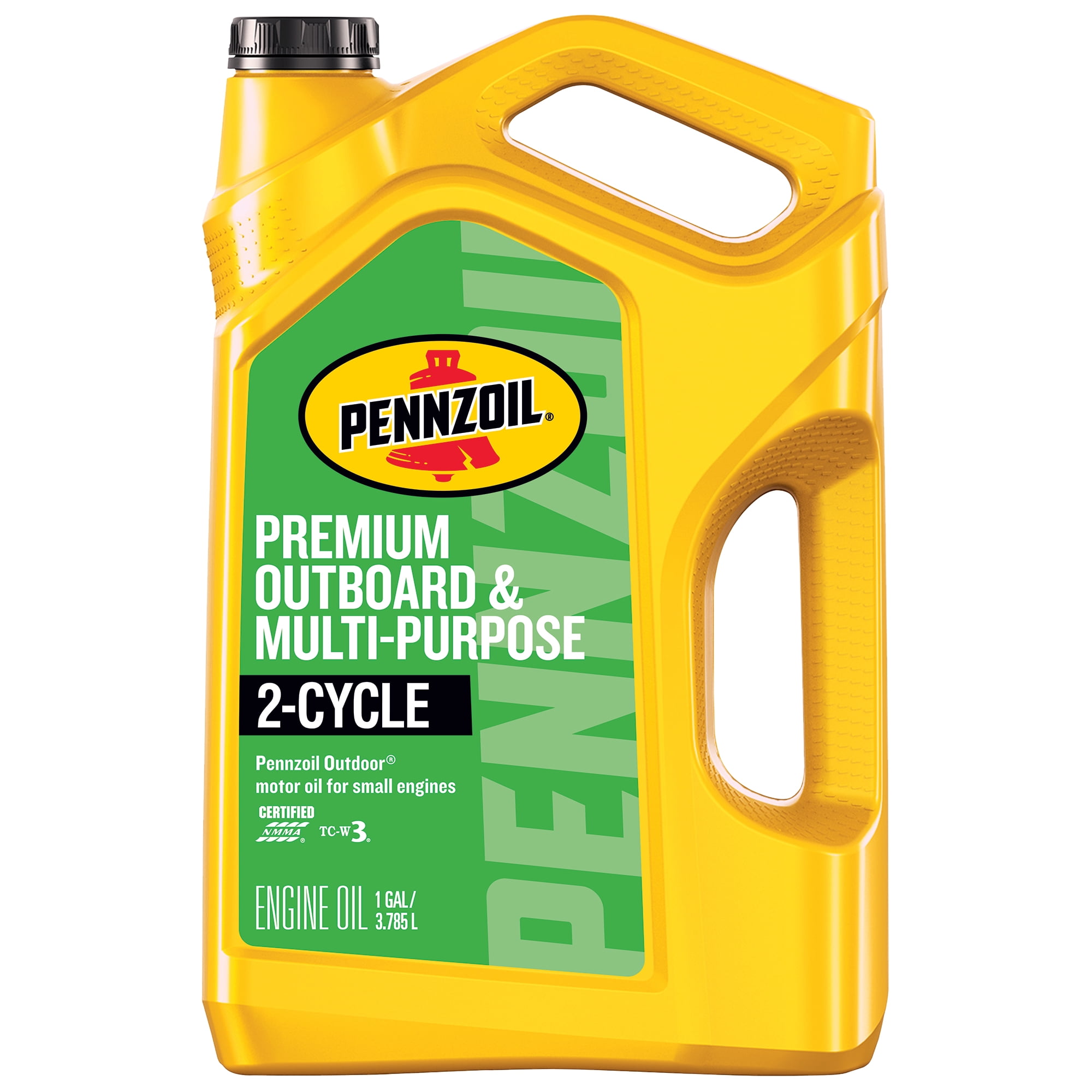 (4 pack) Pennzoil Outdoor Premium Outboard & Multi-Purpose 2-Cycle Engine Oil, 1 Gallon