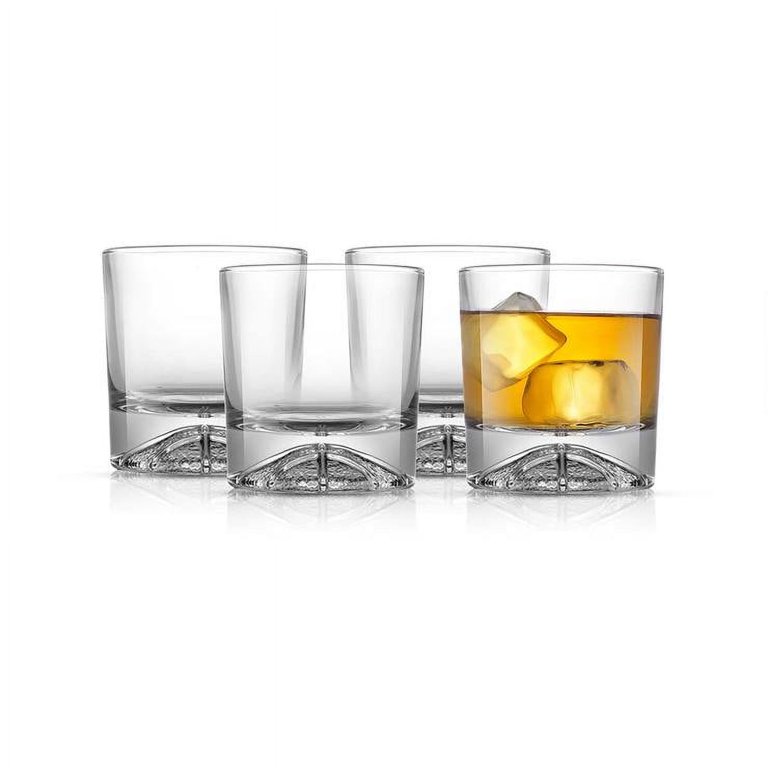 JoyJolt Swish Basketball Design Whiskey DOF Short Drinking Glass