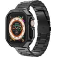 thumbnail image 1 of Bracelet et Étui en Acier Inoxydable Compatible avec Apple Watch, 1 of 4