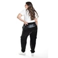 thumbnail image 3 of Pantalon jogger efecto vinil Roman Fashion /Tallas Extras, 27028 (Negro) negro 40, 3 of 6