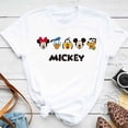 thumbnail image 1 of Disney Mickey Mouse Women's top Cartoon pattern women round neck casual fashion T-shirt Women's top short sleeveXL Gao Jinjia LED, 1 of 2