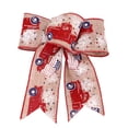 thumbnail image 1 of Decor Bows Día de la Independencia duradero para decoración de interiores y exteriores (pequeño B) Tmvgtek Libre de BPA, 1 of 8