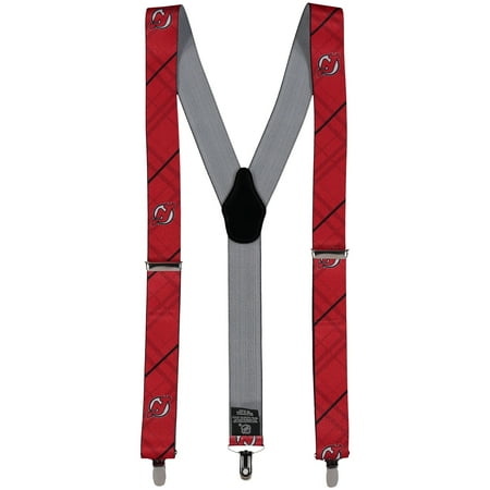 Men s Red New Jersey Devils Suspenders