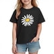 thumbnail image 1 of Blusas y camisas de manga corta con cuello redondo para niños y niñas, camisetas gráficas de manga corta, blusas con estampados bonitos para la temporada escolar., 1 of 8